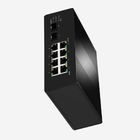 20Gbps Layer 2+ Managed Switches 8GE 2SFP Industrial Gigabit Switch FCC CE