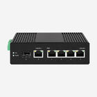 IP30 Grade Industrial Smart Managed PoE Switch DIN Rail Mounting 44-57VDC