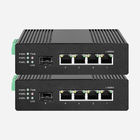 4 RJ45 And 1 SFP Industrial Gigabit Ethernet Switch With EMC Protection Level