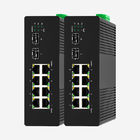 Aluminum Gigabit Industrial Ethernet Switch 20Gbps Switching Capacity
