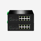 20Gbps Industrial Managed Layer 2+ PoE Switch 8 PoE Ports And 2 SFP Fiber Ports