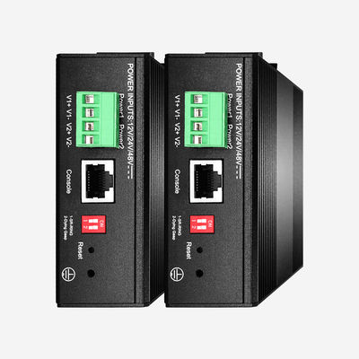 SNMP V1 V2 V3 Industrial PoE Switch Full Gigabit Managed With 4GE 2 SFP, 130W
