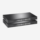 VLAN ACL Layer 2+ Managed Gigabit Switch With 24 RJ45 Ports 1 Console Port 2SFP