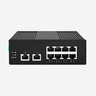 Industrial Ethernet Unmanaged Switch With 2 Gigabit RJ45 Ports And 8 10/100M RJ45 Ports