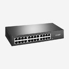 24 RJ45 Ports 10 100M Switch 100 Mbps Ethernet Switch With MDI/MDIX Auto Flip Function