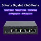 10/100/1000 Mbps Gigabit PoE Switch With IEEE 802.3u Port Trunking External Power Adapter