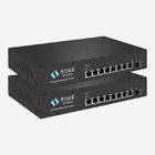 Rack Mounted 8 PoE 2.5gb Network Switch Layer 2 Managed Switch With 1 10gb SFP+ Fiber Port
