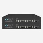 Rack Mounted 8 PoE 2.5gb Network Switch Layer 2 Managed Switch With 1 10gb SFP+ Fiber Port