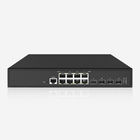 4 SFP+ 10GB Network Switch Layer 3 Management  PoE Support With 8 Poe RJ45 Ports