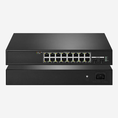 260W Rack Mount  Ethernet 2.5g Unmanaged Switch With 16 2.5G RJ45 And 2 10g SFP+Ports