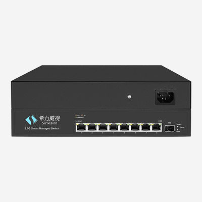 8 RJ45 Ports 2.5 Gigabit Ethernet Switch With Store-And-Forward And 4K MAC Address Table