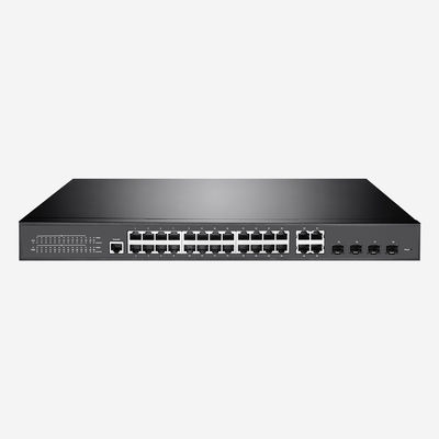 32G Fanless Gigabit Manageable PoE Switch With RSTP MSTP Spanning Tree