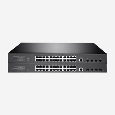 400W Gigabit Layer 3 Poe Switch 128Gbps Switching Capacity Support IEEE 802.3at 802.3af