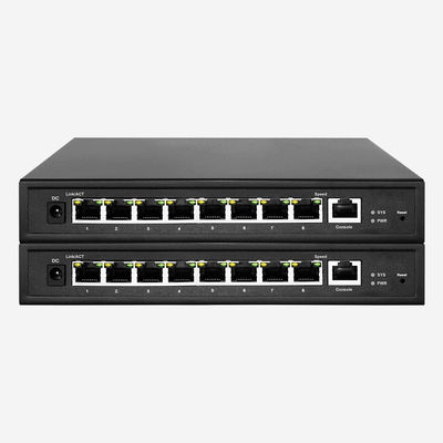 2.5G Layer 2+ Managed Switch With 8 10, 100, 1000, 2500M RJ45 Ports 1 Console