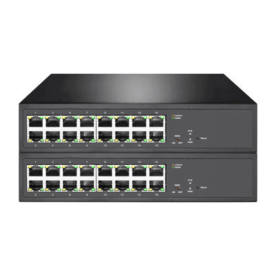 16 10/100/1000M RJ45 Ports L2 Switch With Dumb And Web Smart Two Modes