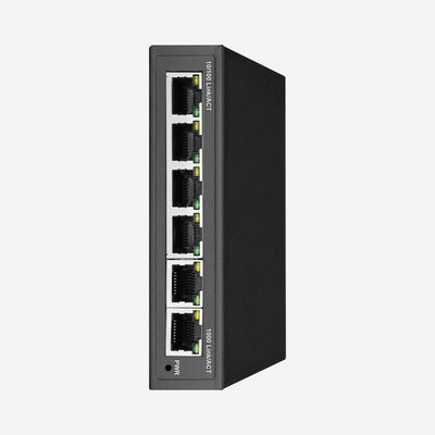 Store And Forward Layer 2 Network Switch With 6 10/100/1000 Mbps RJ45 Ports