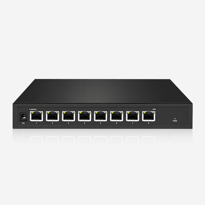 Auto Sensing 10Gbps 8 RJ45 Unmanaged Ethernet Switch 225.2mm X 124.5mm X 35mm