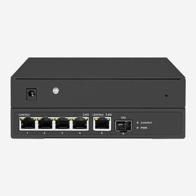 2.5 Gigabit 4K MAC Table Web Smart Switch With Power Saving And Store And Forward